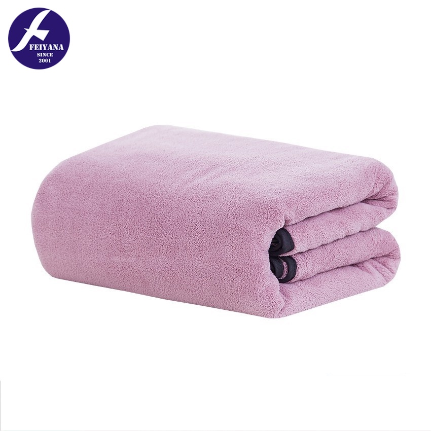 FEIYANA-ผ้าขนหนูอาบน้ำ ผ้าเช็ดตัวใหญ่ ผ้าหนานุ่ม ซับน้ำดี แห้งไว (ขนาด 90 x 180 เซนติเมตร) รุ่น MS-T