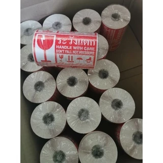 สติกเกอร์ ระวังแตก fragile ขนาดใหญ่ กันน้ำ สีสดไม่ลบเลือน