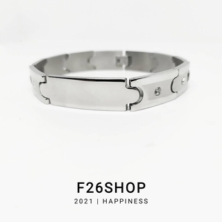 สร้อยข้อมือแสตนเลส แผ่นตัวต่อ  Stainless steel Bracelet