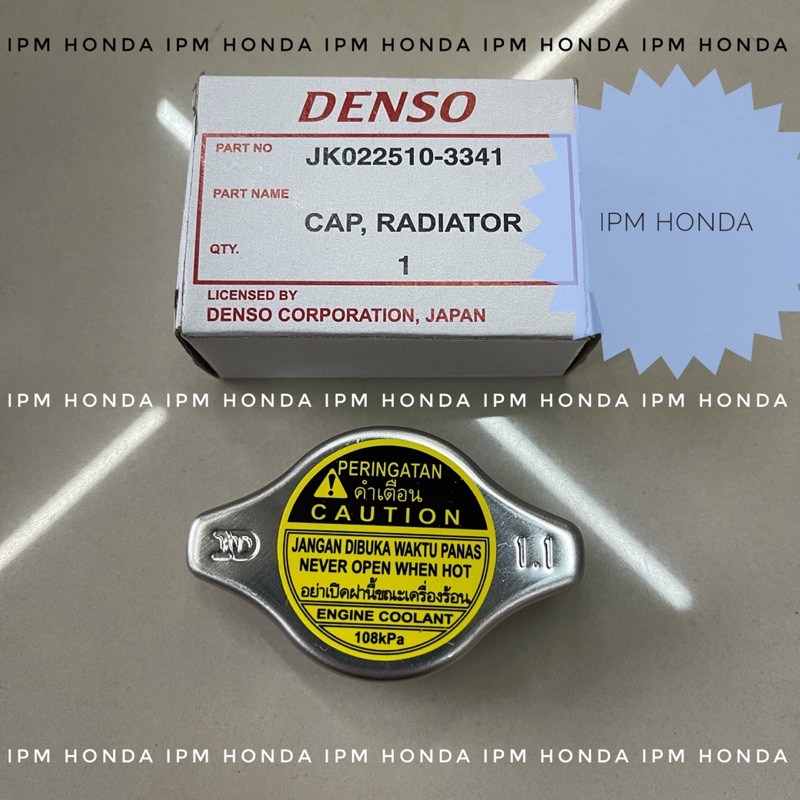 Denso 3041 3341 ฝาครอบหม้อน้ํา Honda Civic Es Century FD FD1 FD2 FB2 City Z GM2 GM6 Brio Mobilio