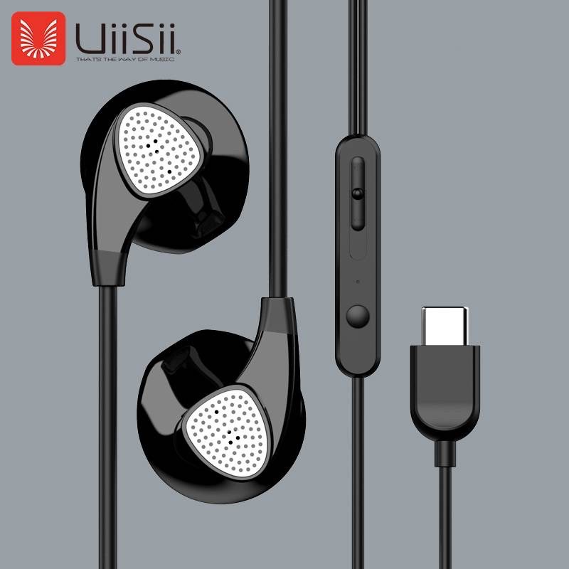 Uiisii รุ่น C1 สำหรับมือถือที่ใช้แบบ Type-C  สำหรับรุ่นที่ไม่มีรูหูฟัง 3.5mm