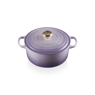 หม้อเหล็กหล่อทรงกลม ขนาด 24CM สีม่วง SIGNATURE ROUND CASSEROLE 24CM BLUE BELL PURPLE