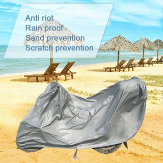 Fin 1 ผ้าคลุมรถมอเตอร์ไซค์ บิ๊กไบค์ Motorcycle Dust Protection Cover 2530 - Silver