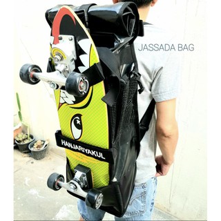 [ลด75฿ ใช้โค้ด INC8SM]SurfSkatebag กระเป๋าใส่ SurfSkateกระเป๋าเซริฟสเก็ตผ้ากันน้ำบุกันกระแทก surfskate เป้ทำจากผ้ากันน้ำ