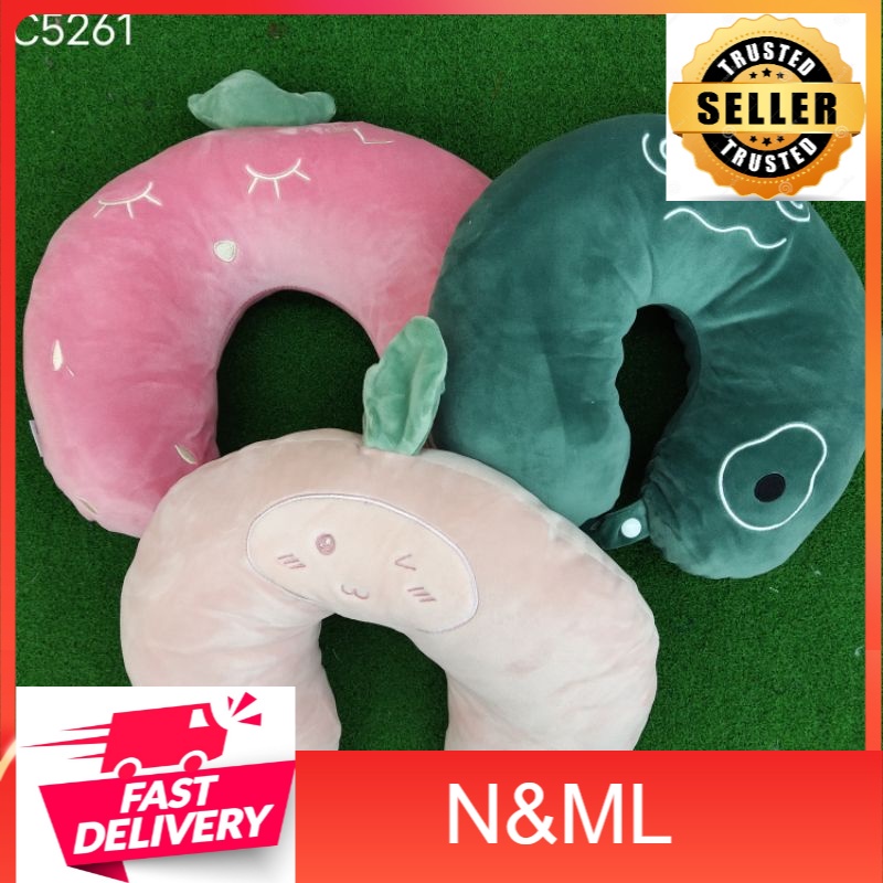 *ATH* C5261 หมอน Bantal Leher คอผลไม้
