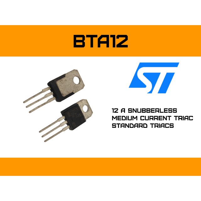 BTA12 TO-220 600V 12A 1ชิ้น | Shopee Thailand