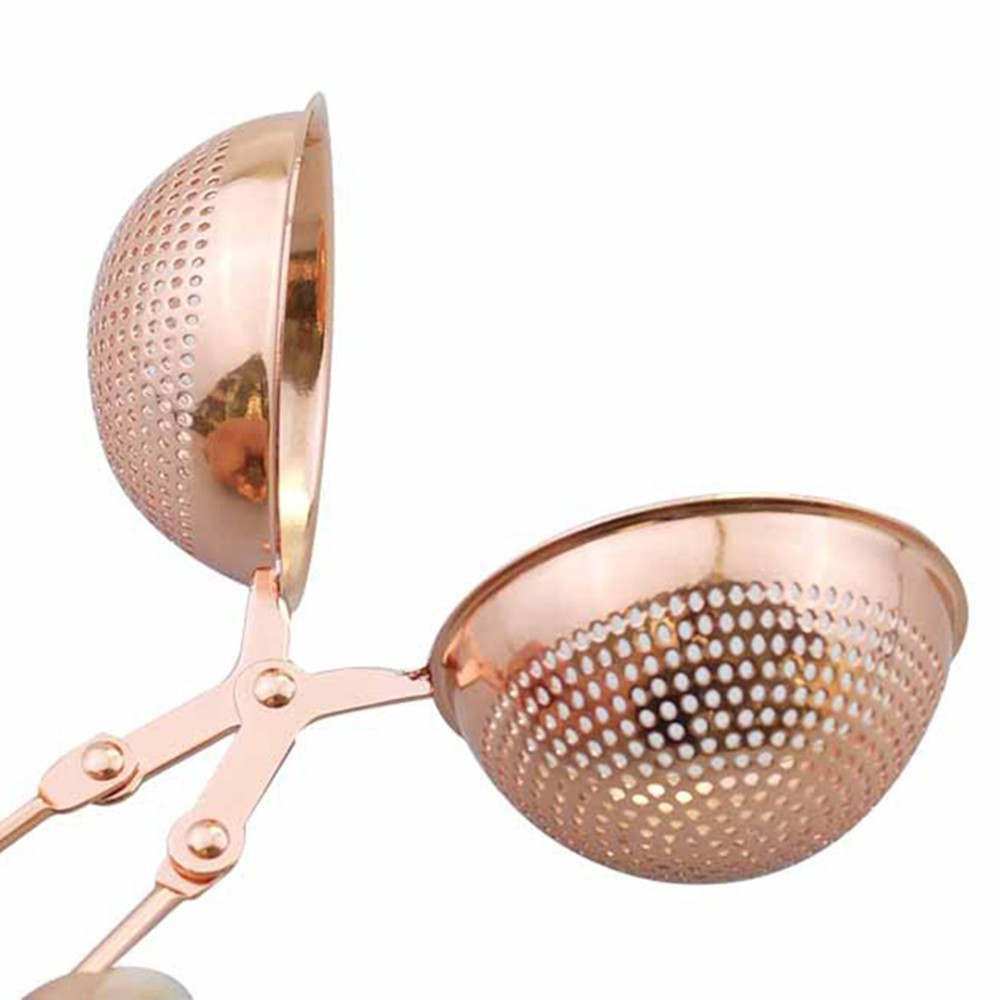 Stainless Steel Tea Infuser Tea Pot Infuser Sphere Mesh Tea Strainer Handle Tea Ball
