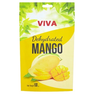 🔥HOT🔥 วีวา มะม่วงอบแห้ง 100กรัม Viva Dehydrated Mango 100g