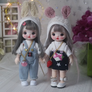 17ซม.BJD ตาตุ๊กตาแฟชั่นสําหรับใช้ในการแต่งหน้า 3D เปลี่ยนสีได้