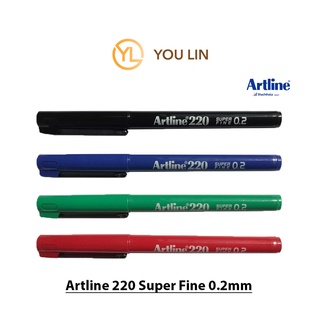 Artline ปากกาวาดภาพ และลงชื่อ ขนาด 220 0.2 มม.