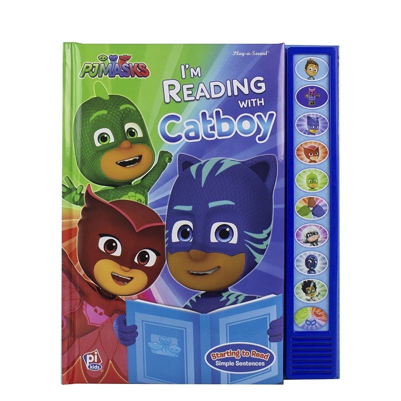 Pj Masks ฉันอ่านด้วยหนังสือ PJ Mask Catboy