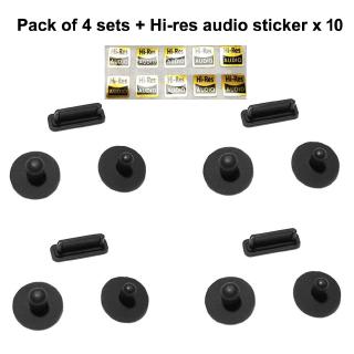 4 ชุด Benks Magic Mini Dust Plug สำหรับ SONY NW-WM1A WM1A NW-WM1Z WM1Z ZX300 ZX300A 3.5 มม. 4.4 มม. แจ็ค