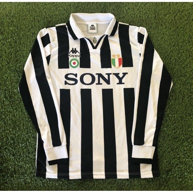 JUVENTUS SONY 1996 LONGSLEEVE เสื้อฟุตบอลย้อนยุค