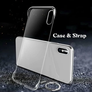 พลาสติกใสไร้กรอบเคสโทรศัพท์สําหรับiPhone 14 15 16 E 17 Air Pro Max 13 12 11 Pro Max 12 Mini X XR XS Max 8 7 Plusโปร่งใสSlim Cover Case T01