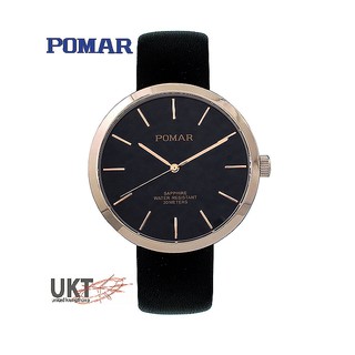 POMAR นาฬิการุ่น PM73553RG041320 หน้าดำ สำหรับผู้ชาย