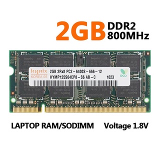 Hynix 2GB DDR2 Bus 800MHz PC2-6400 แรมโน๊ตบุ๊ค(สินค้าใหม่) รับประกัน 2 ปี