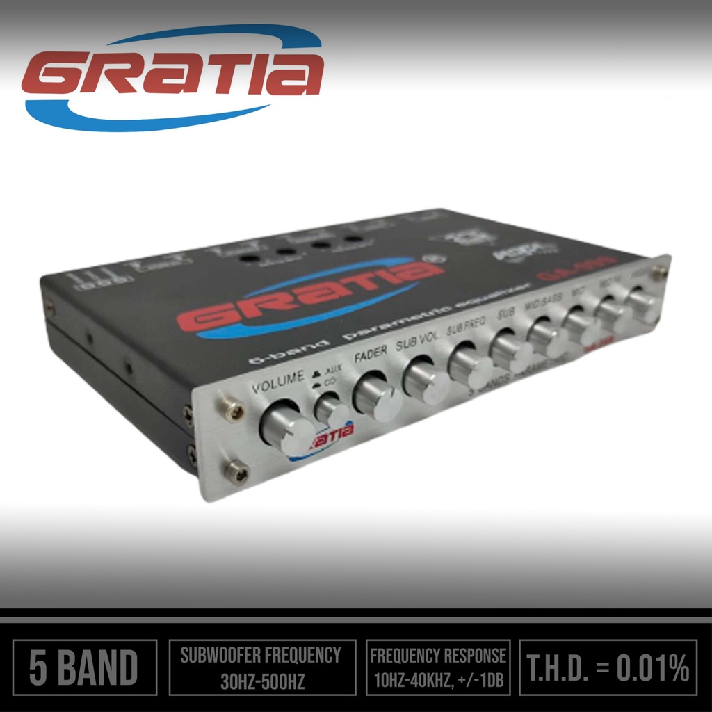 ปรี GRATIA GA-999 ปรีแอมป์ 5 แบนด์ ราคา1495 บาทเท่านั้น
