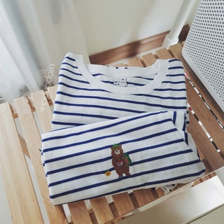 windupdolls เสื้อยืดลายทาง Striped (bear Collection)