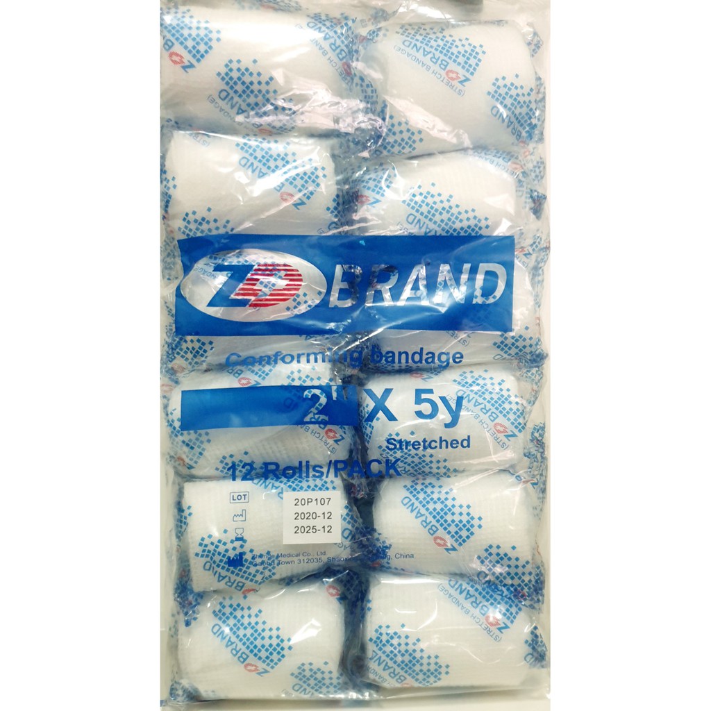 Conform Bandage ผ้าก๊อซพันแผลแบบยืดได้ยี่ห้อ ZD