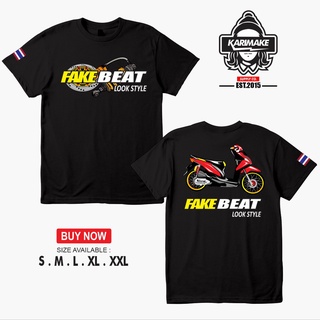 &amp;^% Mothai Bikers Thailook Thailand Honda Beat Automotive T-Shirt - KarimakeRetro fashion for menเสื้อยืด