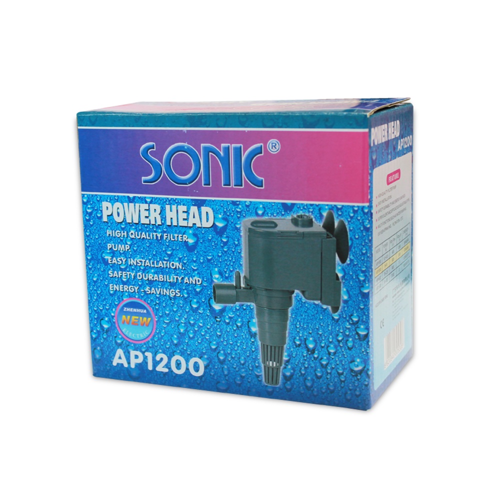 ปั๊มน้ำ ปั๊มดูด ปั๊มตู้ปลา SONIC AP1200รุ่น11900015