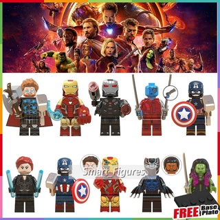 Iron Man Minifigures เนบิวลา Black Widow Black Panther Gamora Avengers 4 Marvel Mini Figures WM6056 WM6068