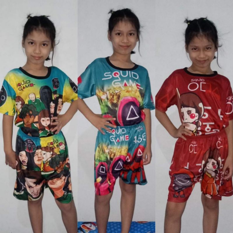 ชุดsquid gameเด็ก (พร้อมส่ง!!) มา aeiou พร้อมกันได้แล้ววันนี้🔥