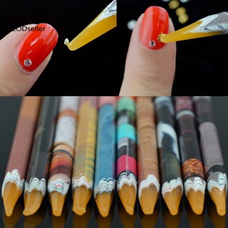 Cod ✿ ปากกาดินสอ พลอยเทียม แว็กซ์ สําหรับตกแต่งเล็บ DIY