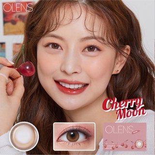 พร้อมส่ง  🍒Olens Cherry moon Brown รายเดือน🌙