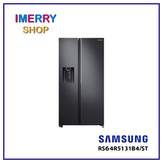 SAMSUNG ตู้เย็นSIDE BY SIDE (22.4 คิว) รุ่น RS64R5131B4/ST