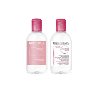 Bioderma Sensibio H2O 250ml + Sensibio Tonique 250ml เซ็ทคลีนซิ่งทำความสะอาด+โทนเนอร์บำรุงผิวหน้า สำหรับผิวแพ้ง่าย