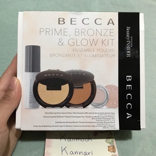 Becca Prime, Bronze &amp; Glow kit 4 ชิ้น