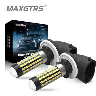 Maxgtrs หลอดไฟตัดหมอก LED H1 H3 880 881 6000K 3014 78 SMD DC 12V-24V สีขาว สําหรับรถยนต์ 2 ชิ้น