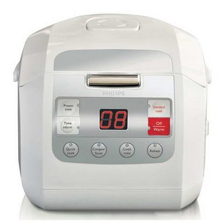 หม้อหุงข้าว (600 วัตต์, 1 ลิตร) รุ่น HD3030/35 Rice cooker (600 watts, 1 liter) model HD3030 / 35