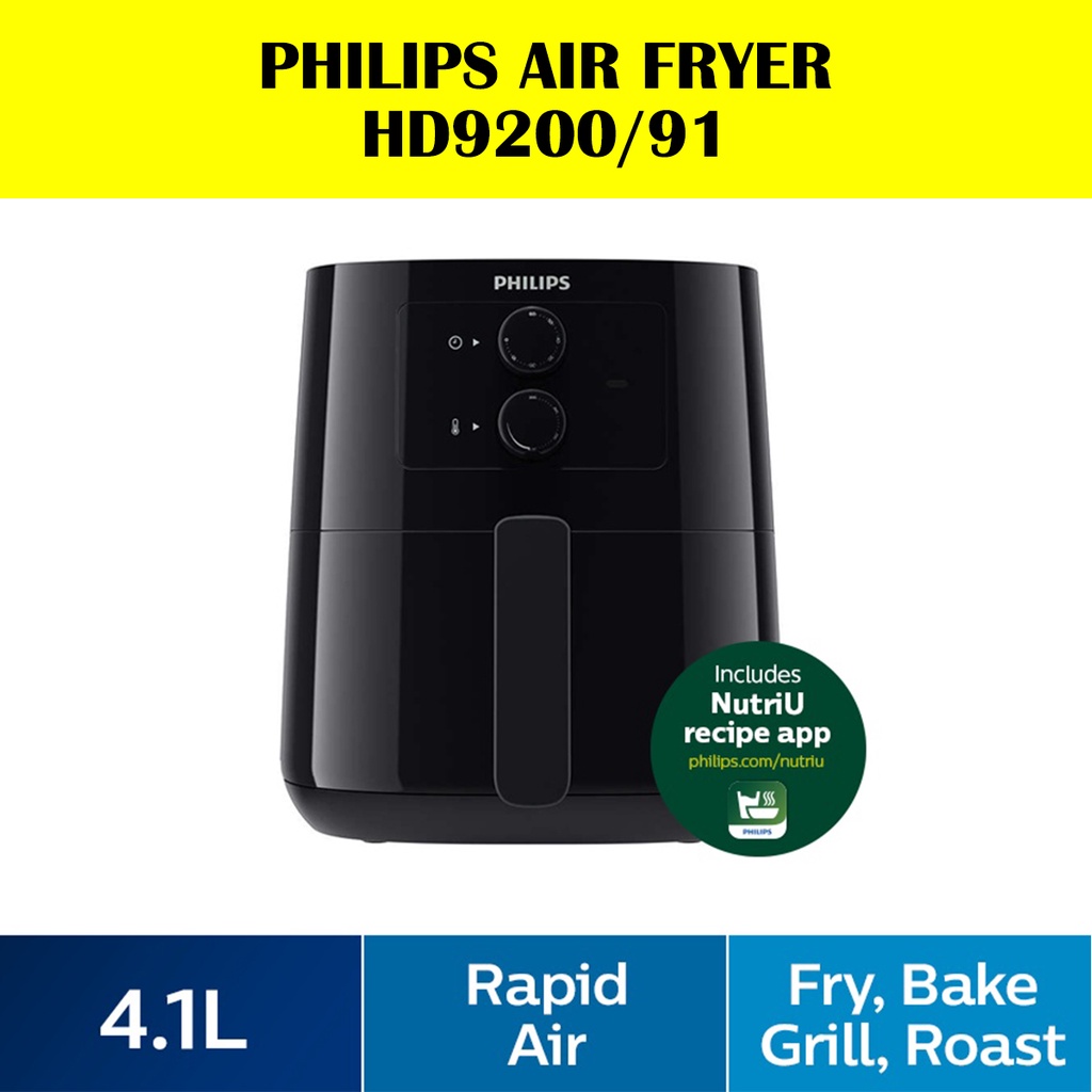 Philips Essential Airfryer (HD9200 HD9200/91) เครื่องใช้ไฟฟ้าในครัว