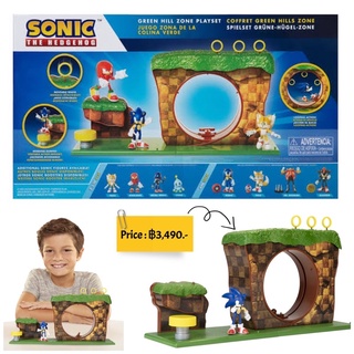 Sonic The Hedgehog Green Hill Zone Playset with 2.5" Sonic Action Figure