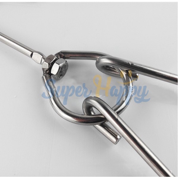ตะขอแขวนเป็ด ตะขอแขวนเป็ดย่าง แขวนไก่ สเตนเลส ตะขอ 2 แฉก (Stainless Steel Duck Hooks Duck Butcher ) ราคา ถูกที่สุด ดีลบีเคเค แกลเลอรีภาพที่ 5