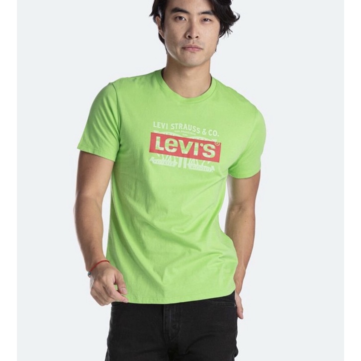 เสื้อยืดผู้ชาย Levi’s (ลีวายส์) ของแท้ ของใหม่ ป้ายไทย  ป้ายห้อย ไซด์ XL ลด 50%
