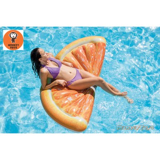 Monkey Toys แพเป่าลมส้มผลไม้ (178X85Cm) Intex ORANGE SLICE MAT 58763