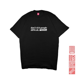 เสื้อยืด Dja DONT คนรวย ยาก ไม่ รวย คน เสื้อยืด การ์ตูน การ์ตูน Jeje DJA CLOTH =v~