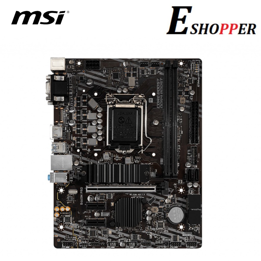 เมนบอร์ด MSI B460-M PRO