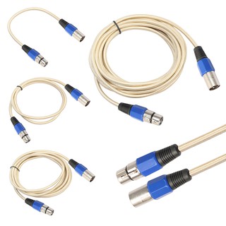 สายสัญญาณเสียง 3 - Pin Xlr Male To Female ทนทานสําหรับผสมเครื่องขยายเสียง Qmtl