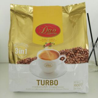 Dao 3 IN 1 Turbo dao coffee 600g10ห่อฟรี1ทันที 30ซอง×20กรัม