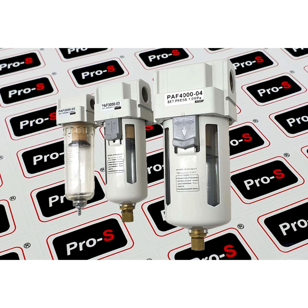 Pro-S ไส้กรองอากาศแบบนิวเมติก หน่วยอากาศสะอาด รุ่น AF2000-02, AF3000-03, AF4000-15, AF5000-10 คุณภาพ