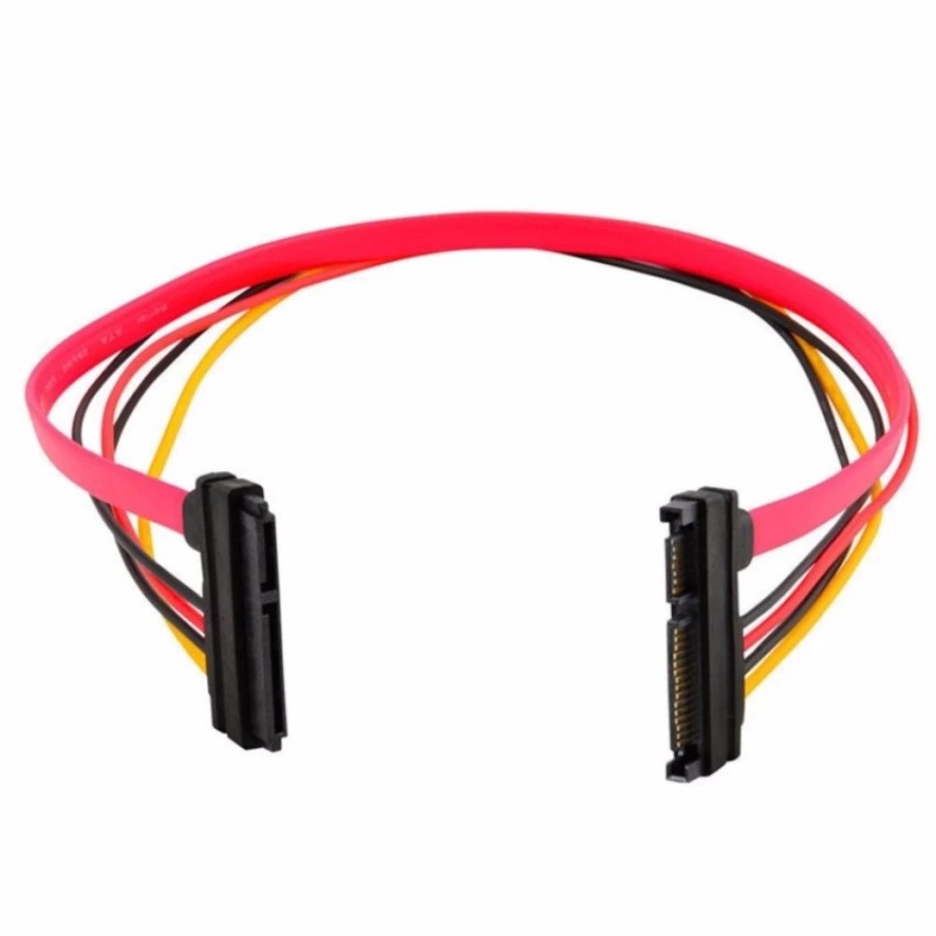 15+7 Pin SATA HDD Extension Cable Data & Power Male to Female #40