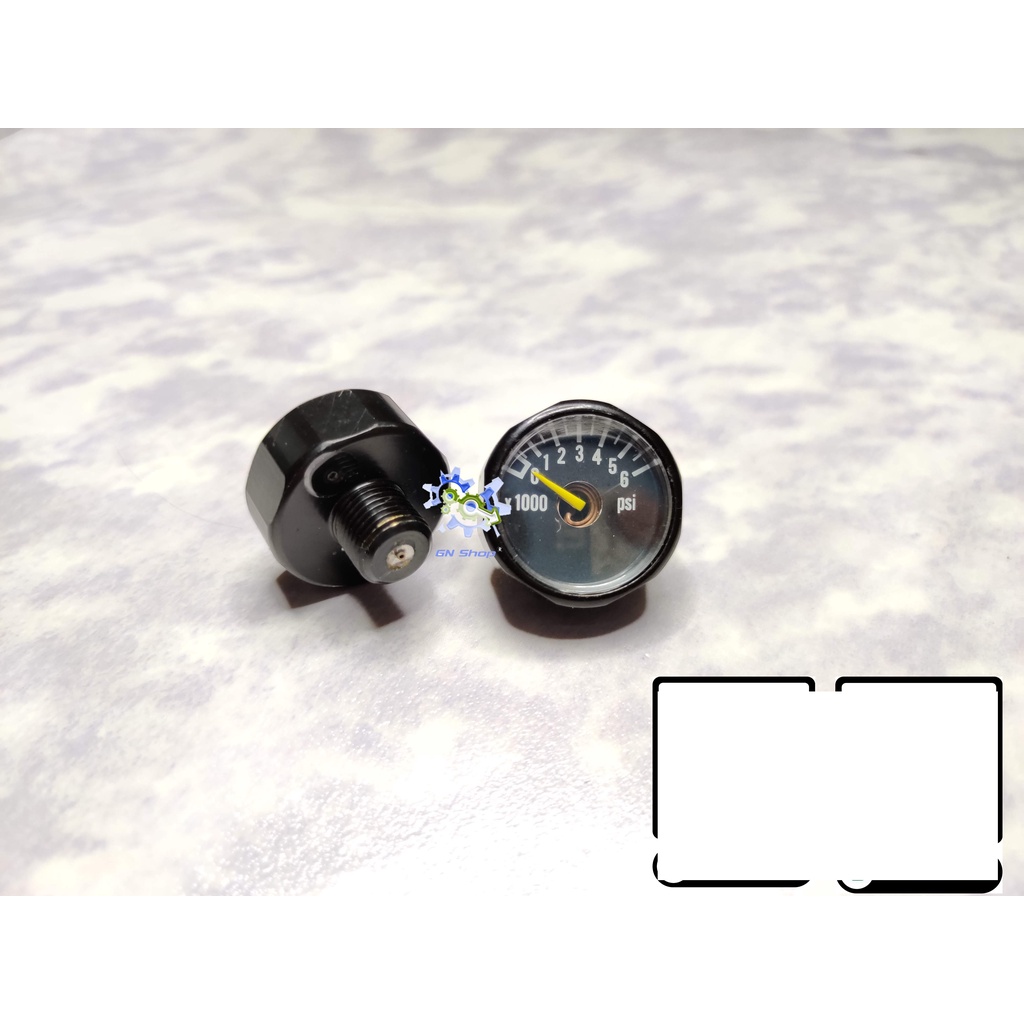 เกจวัดแรงดันสูง 6000 PSI สำหรับ ถัง CO2 PCP HPA Paintball มีขนาดเกลียวให้เลือก2ขนาด M8x1 และ M10x1 ราคา ถูกที่สุด ดีลบีเคเค แกลเลอรีภาพที่ 3