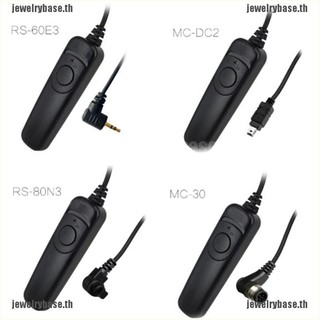 Rs - 60 e 3/80 n 3 / dc 2 / mc 30 รีโมทควบคุมชัตเตอร์สายเคเบิ้ลสําหรับ nikon canon