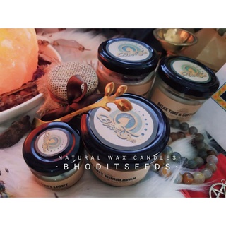 เทียนหอม Bee&amp;Soy Wax Candle กลิ่นหอมดอกไม้อ่อนๆสำหรับคนไม่ชอบกลิ่นแรง (ใช้สำหรับถวายสปิริต)