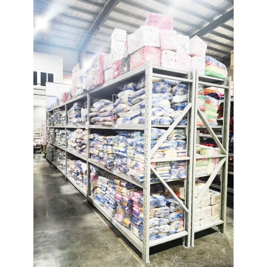 ชั้นวางสินค้า ทำจากเหล็ก ขนาด200*200*60 รับนน.200KG/ชั้น 800KG/ชุด ออกใบกำกับได้ - รูปที่ 6