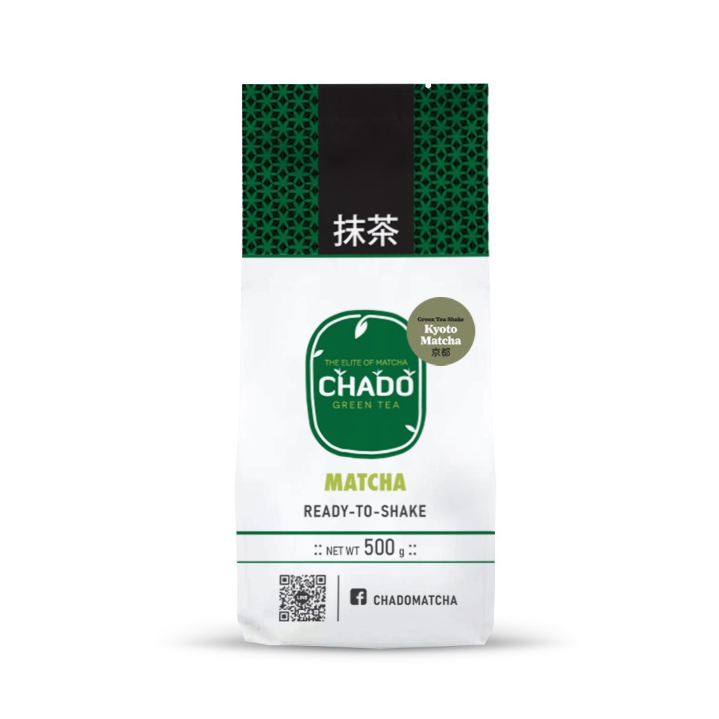 ♨☫CHADO Kyoto Matcha ชาโดะผงชาเขียวมัทฉะจากญี่ปุ่น ขนาด 500 กรัม